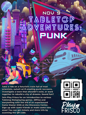 Tabletop event poster proposal using Canva assets