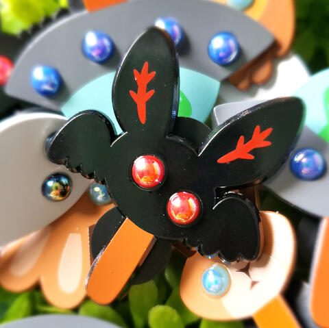 Mothman popsicle enamel pin