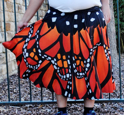 Monarch midi skirt