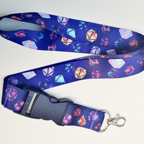 Dice lanyard
